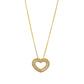 Alicia Heart Crystal Pendant Necklace
