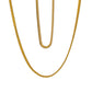 Delilah Herringbone Necklace 3mm