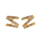 Emery Rainbow Cubic Zirconia Earring